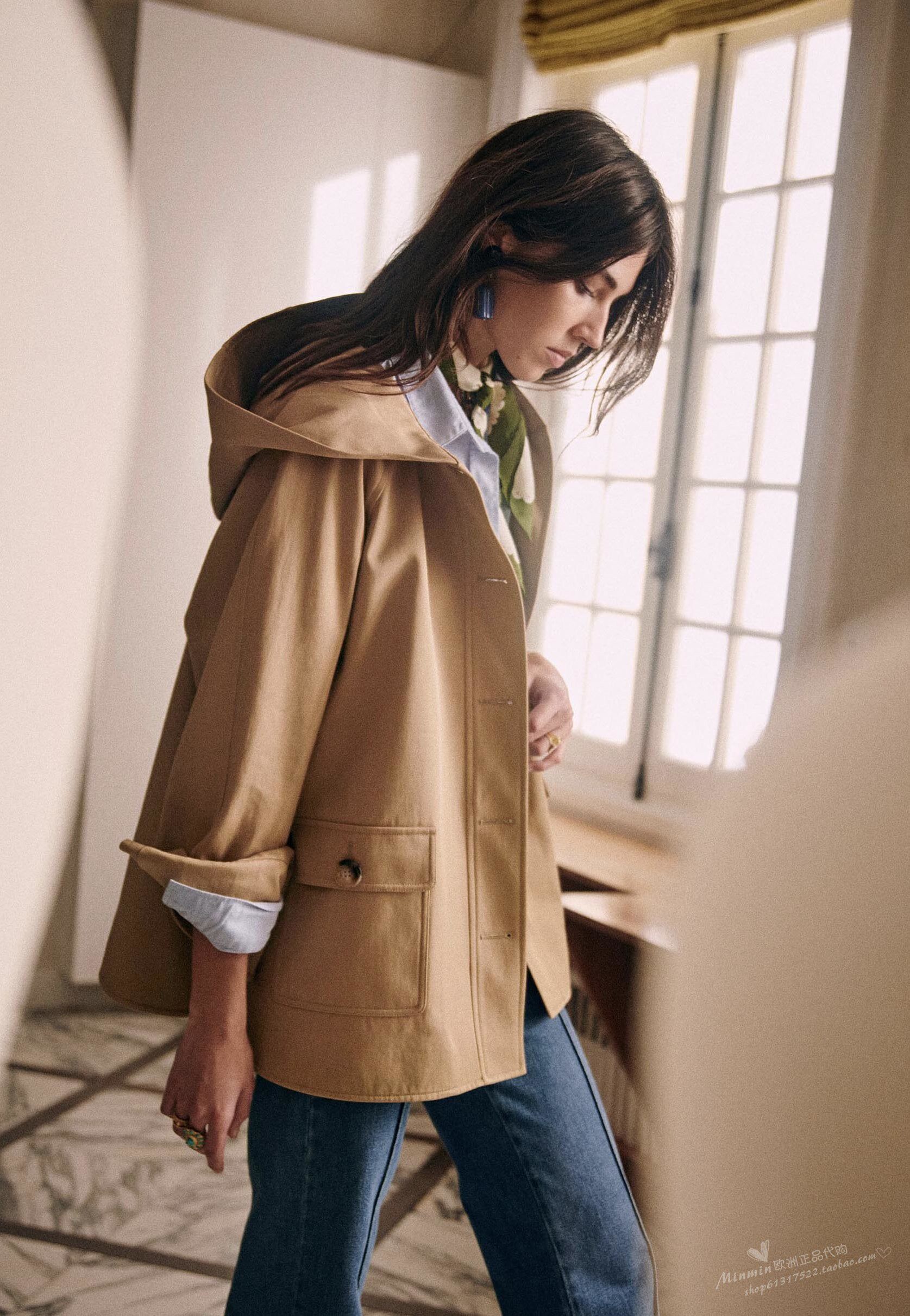 Paris designer slian hat windsuit jacket SUZIE 21 autumn winter France