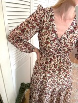 Parisian designer s floral dress Alana France
