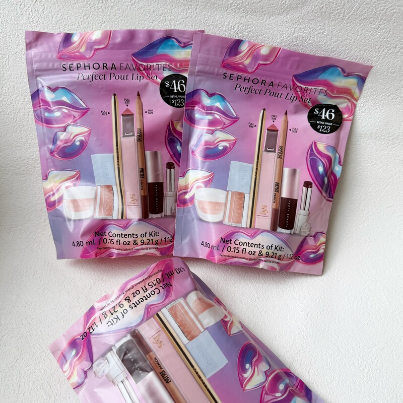 Loss-Making! Sephora Favorites New Lip Makeup Set Lip Gloss Lipstick Lip Mask Lip Liner