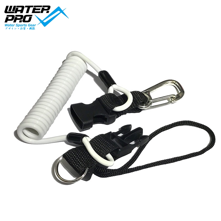 Water Pro Stainless Steel Diving Quick Shackle High Strength Stainless Steel Wire Spring Rope Reef hook