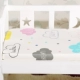 Giường trẻ em tùy chỉnh 笠 bông đơn mảnh 1,2 m 1,5m cotton 1,8m chống trượt trải giường nệm mỏng Ga chun và ga phủ