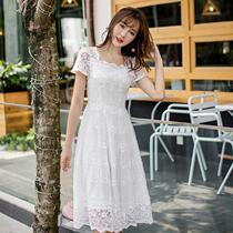 Sandro Beytagh dress in dress waist summer lace mesh veil ladies conspicuy and sexy sashimi