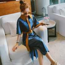 Sandro Beytagh light ripened wind dress for womens summer 2022 Balloon Flower skirt with high waist and slim long dress