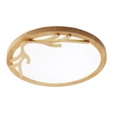 Современная и минималистичная светодиодная ультратонкая лампа, деревянный потолочный светильник, скандинавский стиль