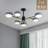 Современный и минималистичный светодиодный креативный светильник для гостиной, пищевая добавка с железом для спальни, люстра, популярно в интернете