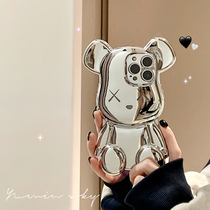 Tide Card Plated Little Bear Apply iPhone13promax Apple 12 Phone Shell Xs Couples Xr Personality 11 Soft 8p