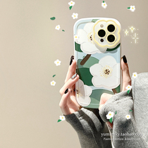Spring and summer white flowers apply iPhone12promax Apple 13 mobile phone shell 11 bestie xs anti-fall xr female 8p