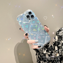 Loving Laser Rhombus Apply iPhone12promax Apple 13 Phone Shell 11 Transparent Xs Personality Xr Woman 8p