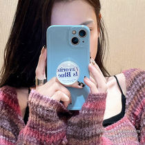 Small crowdwater crystal ball bracket applicable iPhone13promax Apple 12 phone shell 11 minimalist xs silicone xr soft