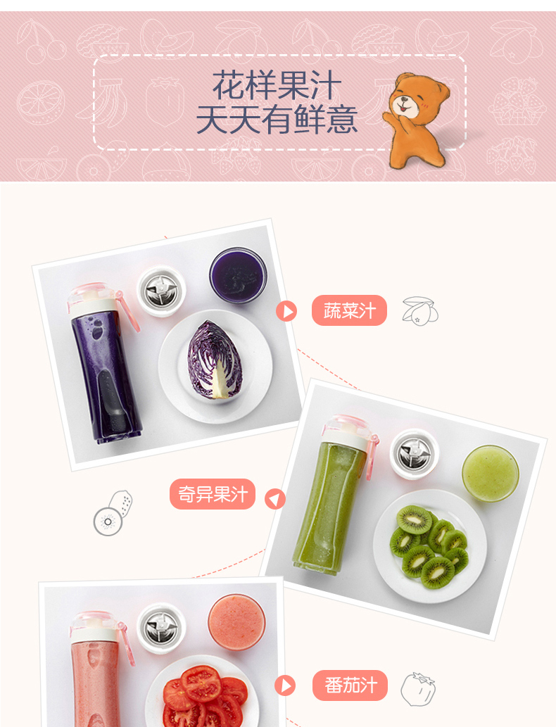máy xay magic Máy ép trái cây cầm tay mini trái cây nhỏ chiên nước trái cây máy điện sinh viên tự động cốc nước trái cây máy xay cầm tay lock&lock