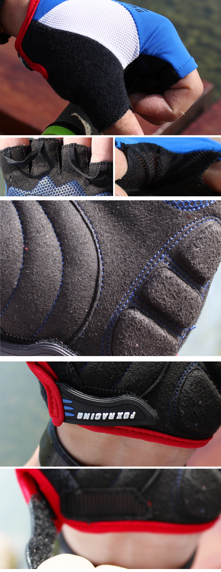 Gants pour vélo mixte - Ref 2243259 Image 6
