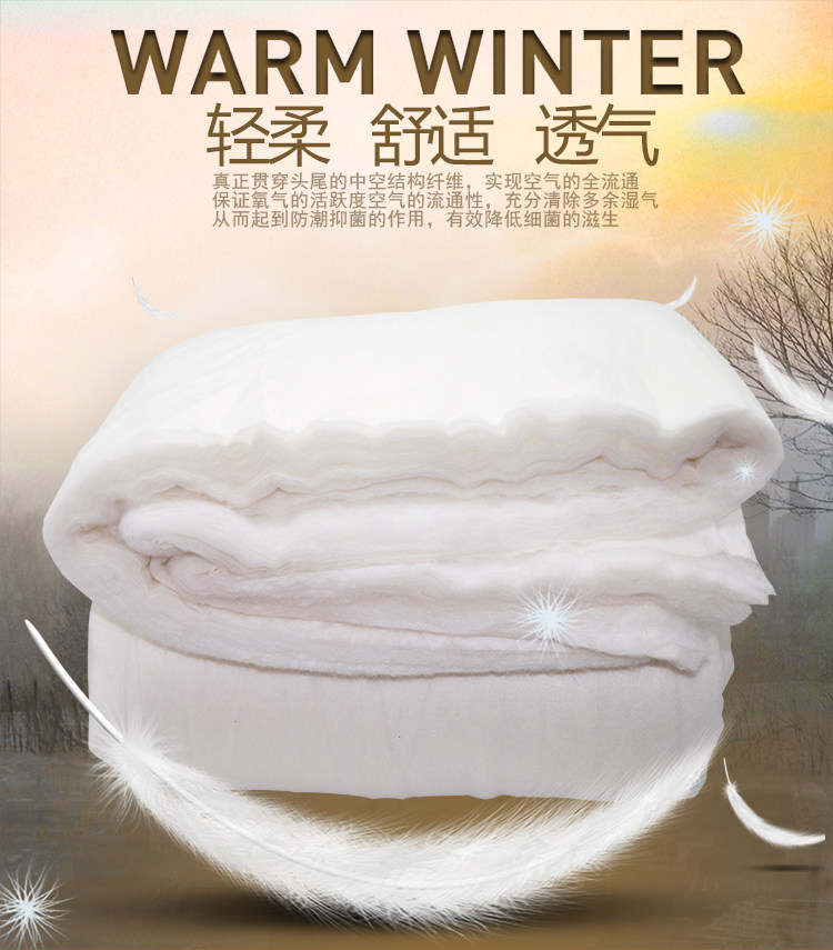 Silk cotton Down cotton lining cotton filling cotton feather velvet quilt The whole one-piece liner cotton