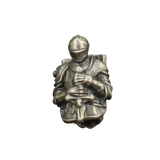 EDC древний римский рыцарь -кулон Pure Copper Car Carechain Индивидуальный творческий модный бренд мужской дист -зонтик