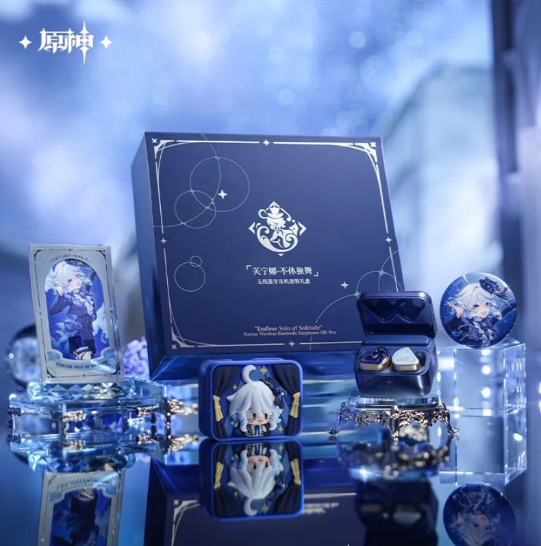 Authentic In-Stock Mihoyo Genshin Impact Furina Exclusive Bluetooth Headset Gift Box Merchandise