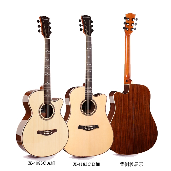 Xiongsheng new folk guitar instrument 40 41 inch beginner male and female entry students with factory direct sales