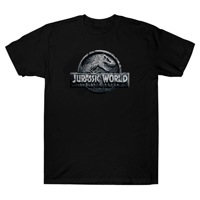 New Dinosaur Jurassic Tyrannosaurus Rex Dinosaur T-Shirt Short-Sleeved Summer Loose Cotton Clothes for Men and Women World Park