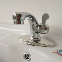 Bathroom full copper single cold fast open surface basin Wash Basin Tap Sink Laundry Pool Floor Basin Tap