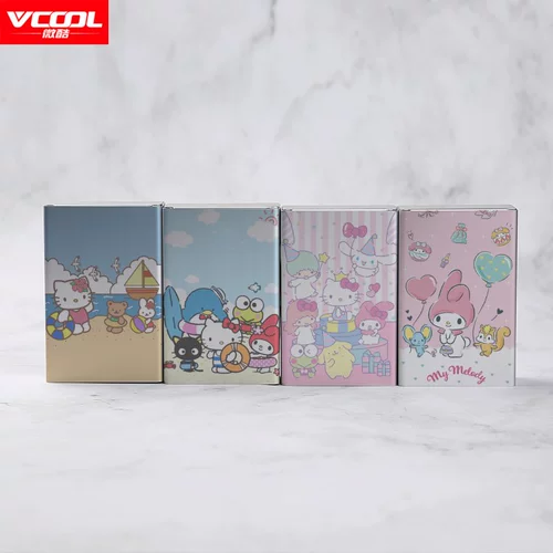 Мужской мультяшный креативный легкий и тонкий металлический портативный милый портсигар