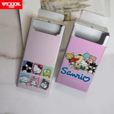 Мужской мультяшный креативный легкий и тонкий металлический портативный милый портсигар