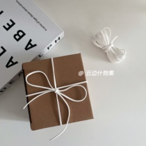 6 meters bouquet tied with chenille leather rope deerskin rope braided rope bracelet necklace rope DIY gift packaging handmade ribbon