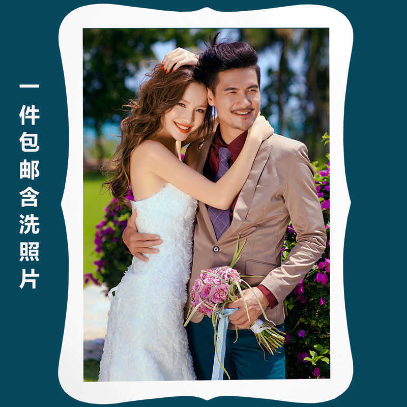 8 inch 10 inch 12 inch European Korean crystal porcelain table wedding yarn photo enlargement wall hanging photo frame production