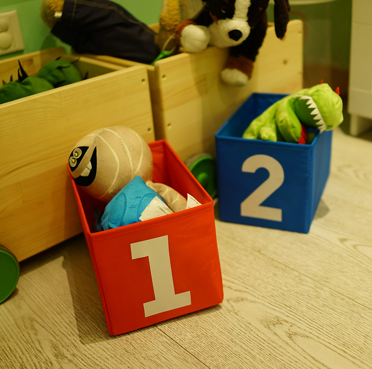 Children's toy storage box baby digital storage box desktop drawer box toddler toy classification storage finishing box