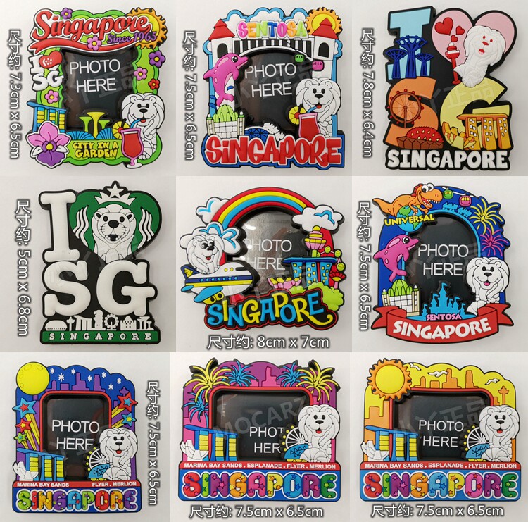 Buy 10 (Singapore fridge magnets) Singapore Merlion travel souvenir souvenir gift