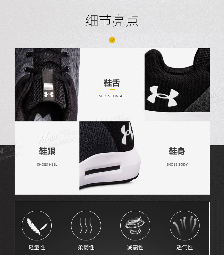 Chính hãng Dưới Armor sneakers Một Dema giày nam casual 18 mùa hè mới thở UA giày chạy giày sneaker nike