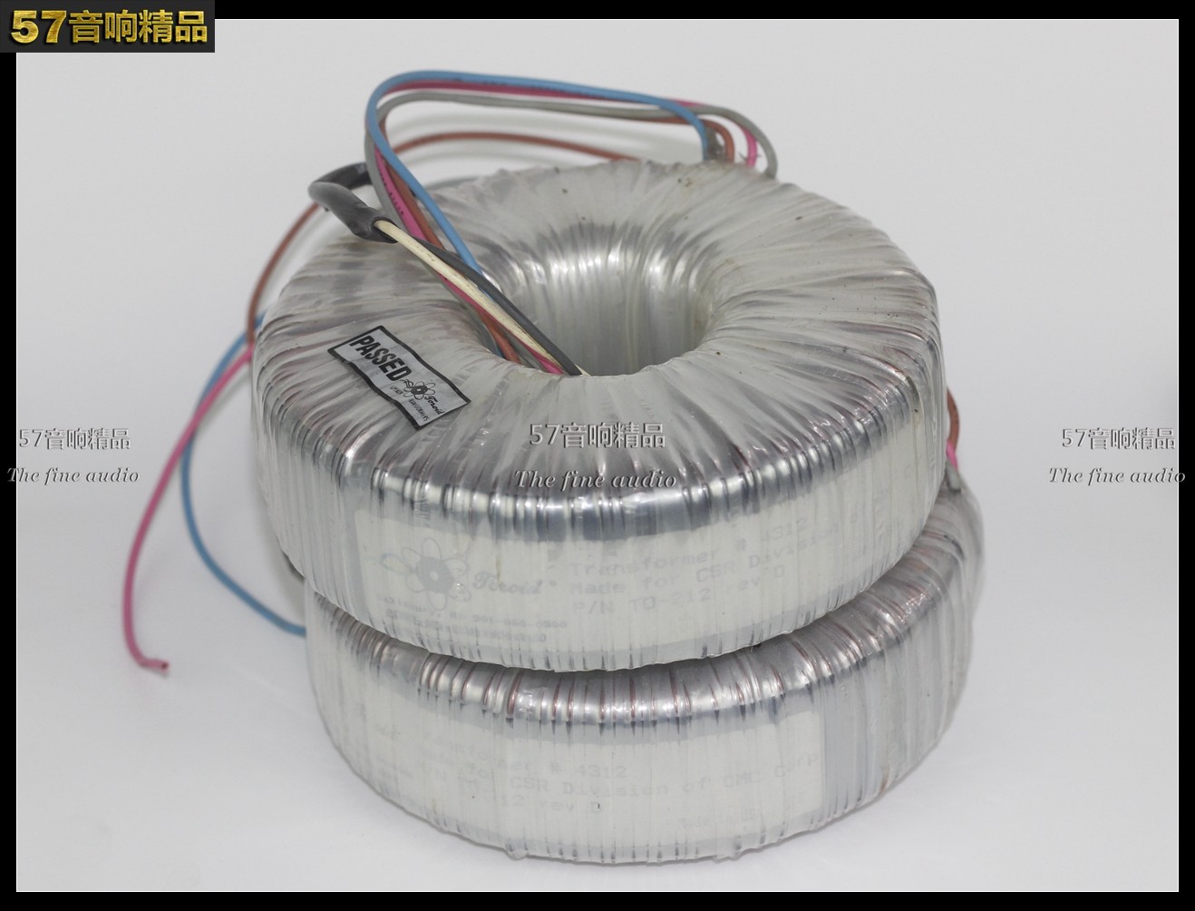Second-hand imported transformer American dismantling sunflower ring cow 280W input 220V output double 66V B304