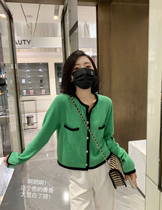 tinafairy early autumn new top womens fashion small fragrance sweater short full wool knitted cardigan coat