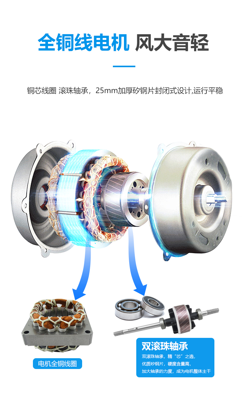 天井扇風機家庭用リモコン天井扇学校工業扇360度首振り扇風機純銅天井扇,タオバオ代行-チャイナトレーディング