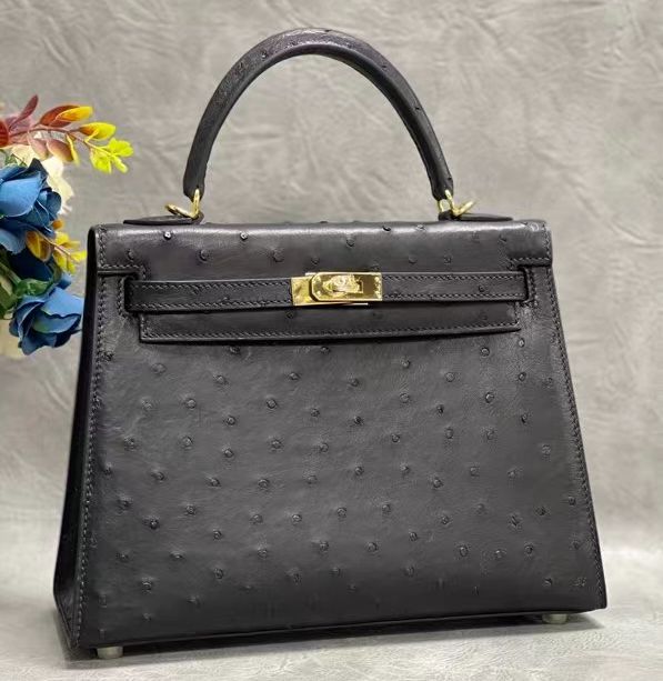 Imported Ostrich Leather Women Clad crocodile leather woman with bag python Snake Leather Girl Bag in Europe and America New genuine leather women's bag Single shoulder bag