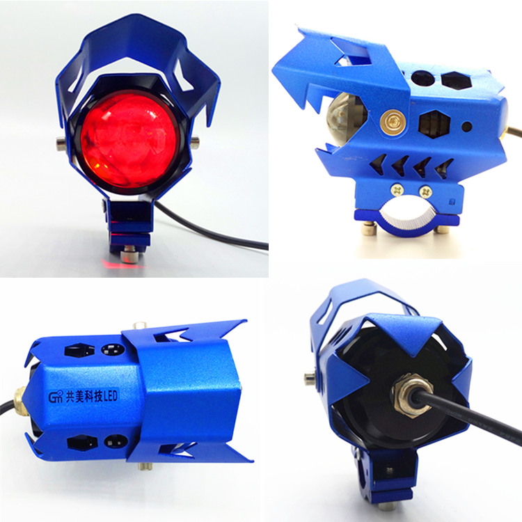 Đèn xe máy điện chỉnh sửa bên ngoài tích hợp đèn chói siêu sáng led đèn pha 12 v80v 氓 bóng đèn - Đèn xe máy den led bi cau xe may