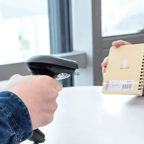 Deli сканированный код Gun Wireless Laser Courier Single Scanner Supermarket Supermarket Cash Register Scanning Scanning Gun Wired Payment