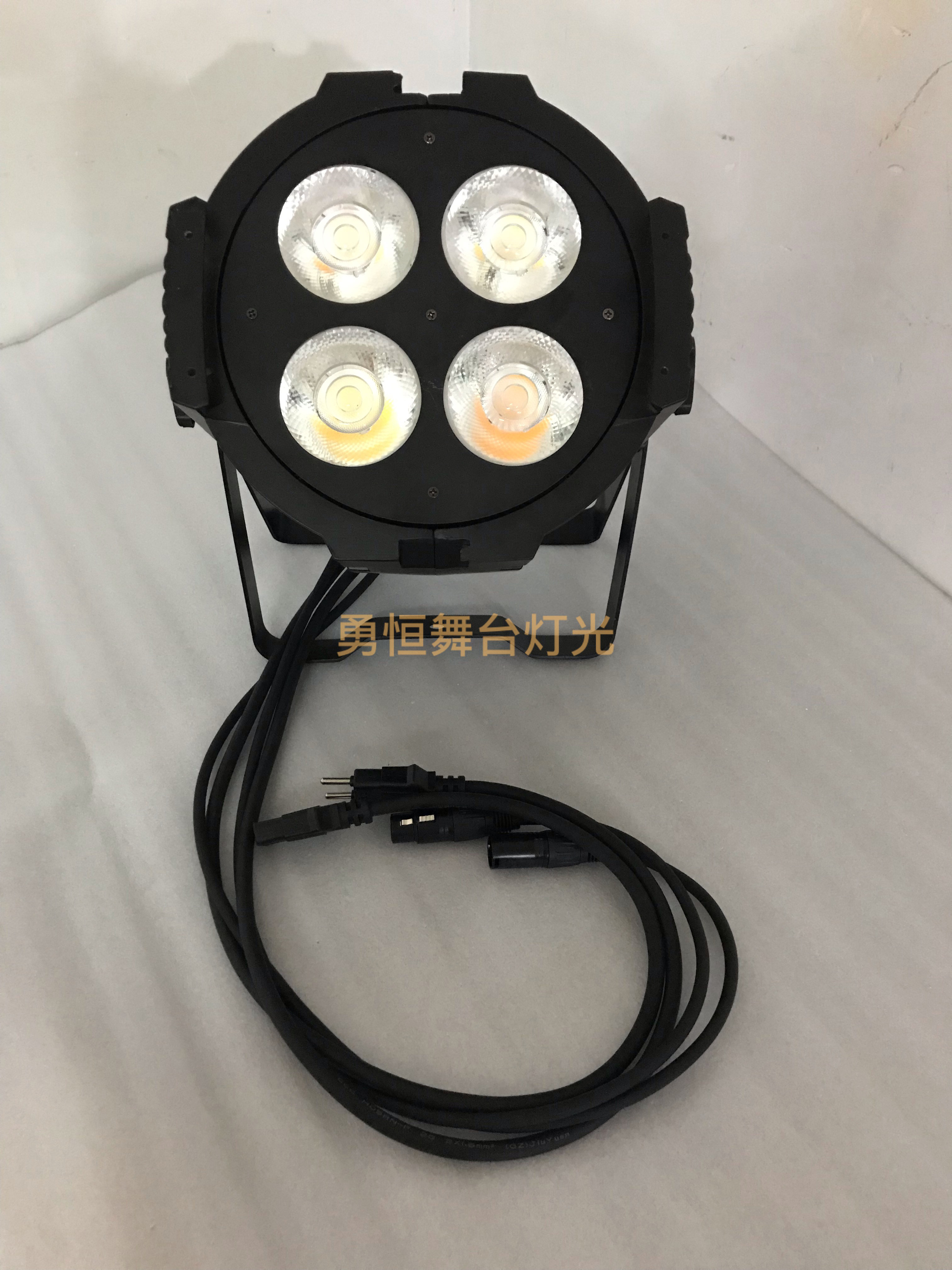 Stage Light Led Parlamp White Wedding Bar Large Show Live Audience Light 200w Four-eye cob Spotlight