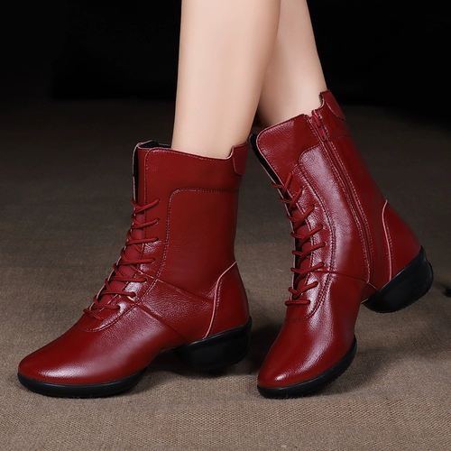 卡路奇 Обувь, танцующие туфли, сапоги, мягкая подошва, из натуральной кожи