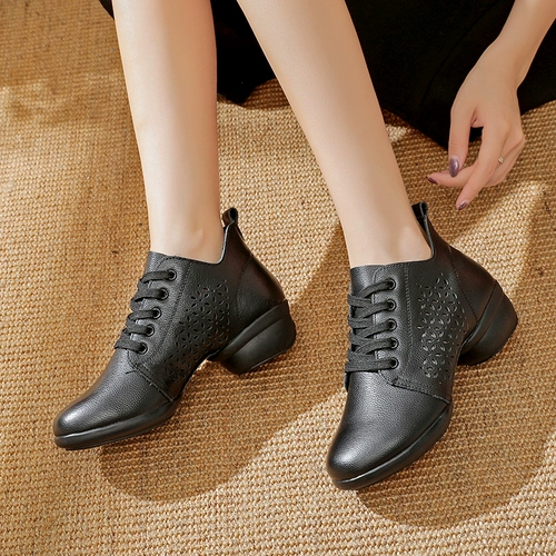 卡路奇 Обувь, танцующие белые туфли, тренд сезона, мягкая подошва, из натуральной кожи