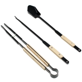 Японская дорожная ручка, лопата для кемпинга, защита от ожогов, 3 предмета