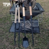 Японская дорожная ручка, лопата для кемпинга, защита от ожогов, 3 предмета