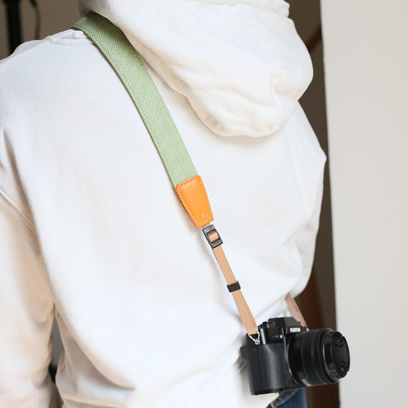 Camera shoulder strap Canon SLR strap Fuji micro single shot Stand up lanyard soft and comfortable retro quick disassembly