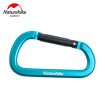 Naturehike Norway passenger D type multifunction flat hanging buckle outdoor camping climbing buckle backpack water bottle hook