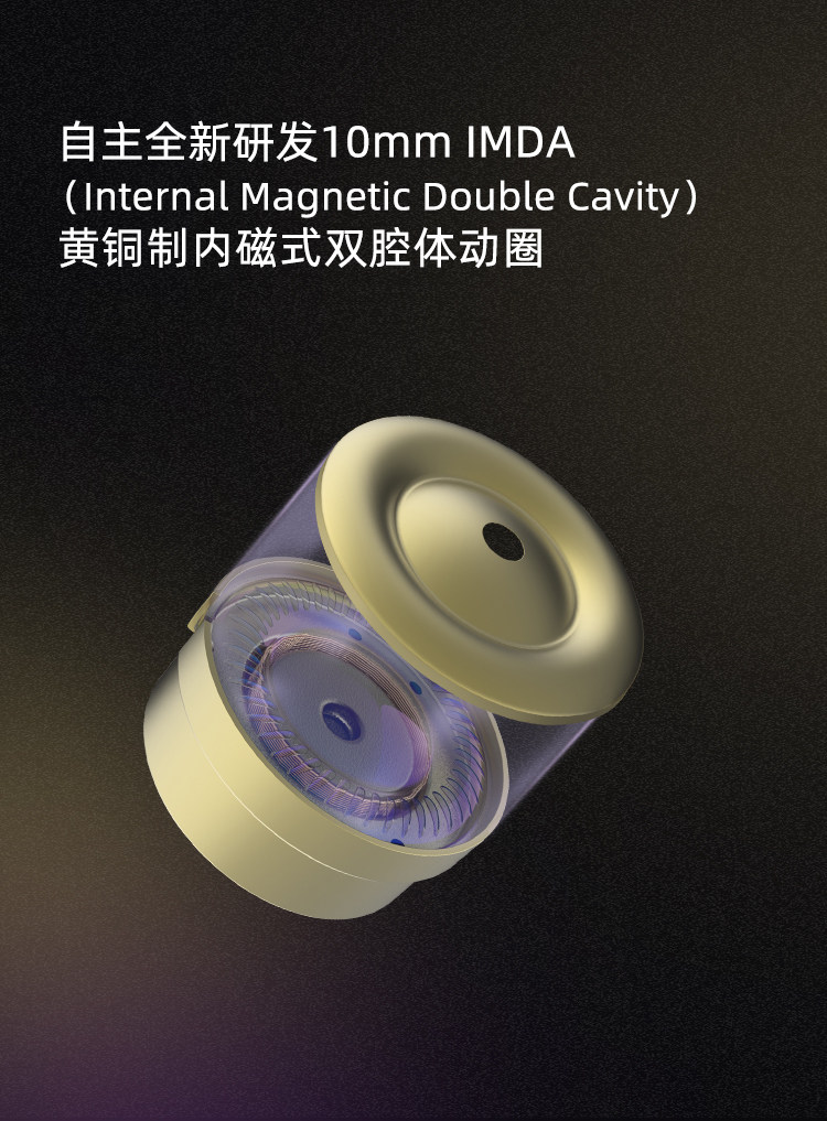 Проводные HiFi наушники humka 华海声学 hamlet m/r入耳式hifi发烧耳机双腔体动圈有线 OTHER