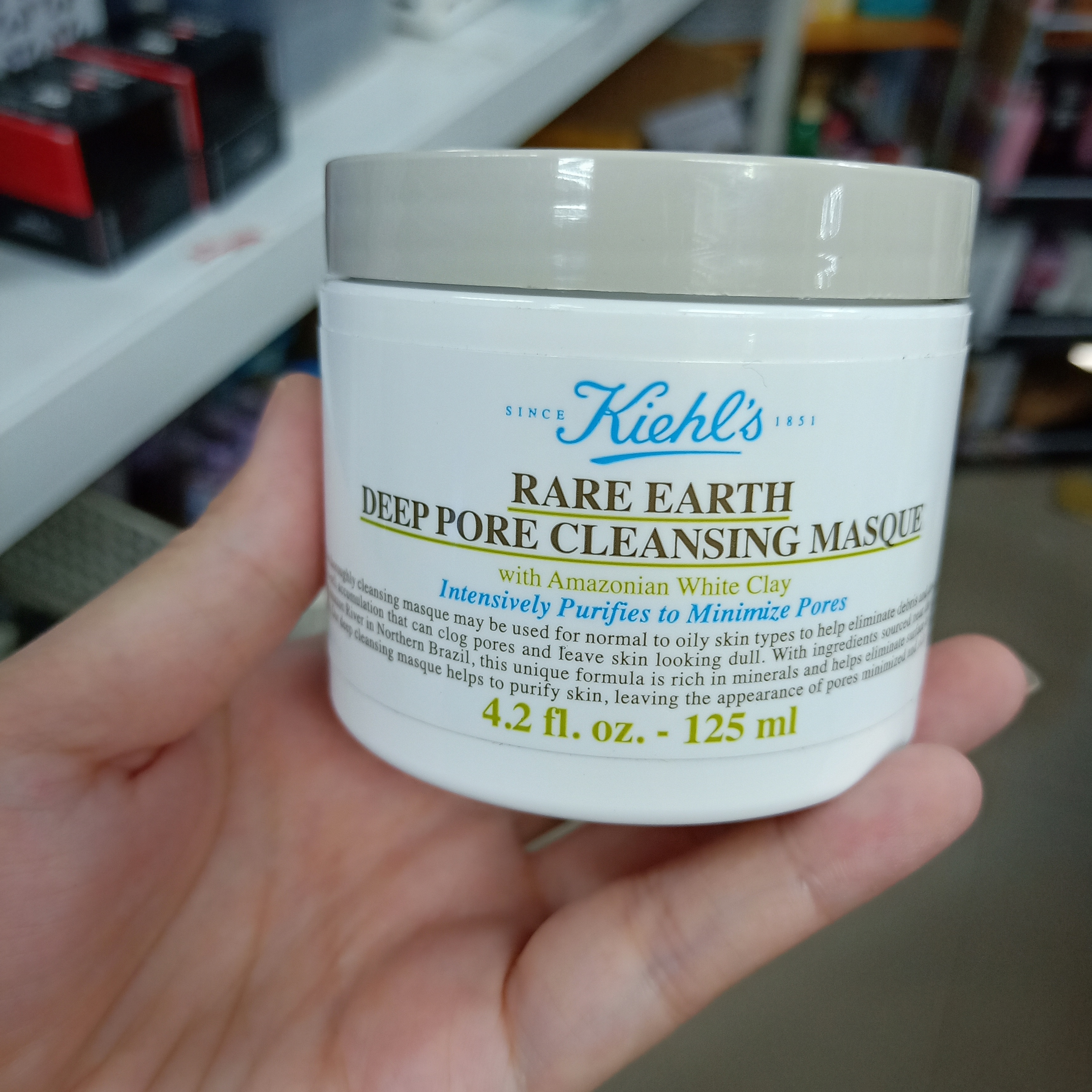 Kiehls Kiehl's White Clay Mask 125ml Amazonian White Clay Purifying Pore