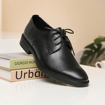 Factory Special Valence Head Layer Bull Leather Business Positive Clothing Genuine Leather Mens Shoes Black 100 Hitch Young to work Leather Shoes Summer