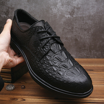 Brand Clear Cabin Head Layer Bull Leather Casual Mens Shoes Fashion Genuine Leather Dress Leather Shoes Man Classic Cut Mark Picking Up Missed Code Shoes