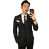 Mùa thu đông áo phông nam Suit phù hợp