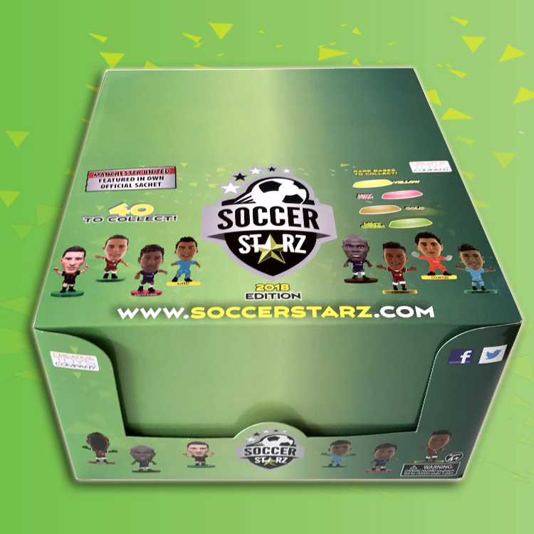 Football star doll hands blind box Blind pack 2017-18 Soccerstarz 18 boxes