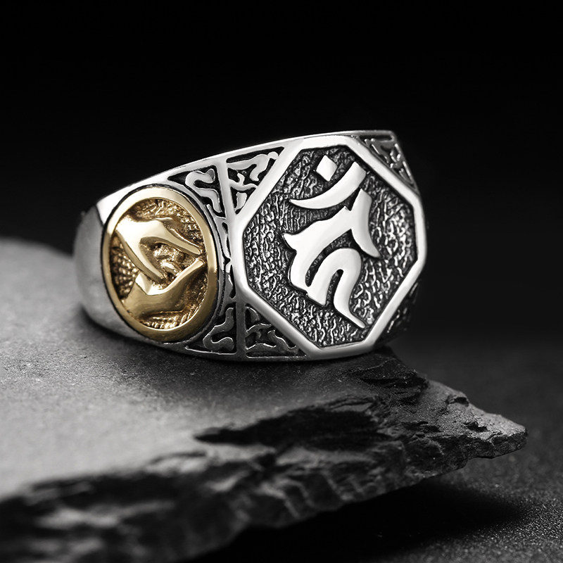 Bague homme en Argenterie - Ref 3086439 Image 4