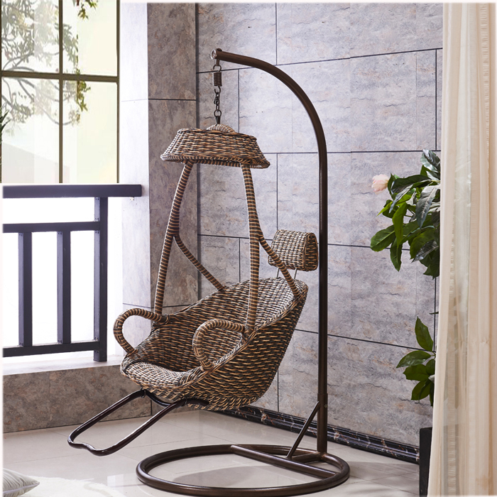 Real Rattan Indoor Swing Hanging Chair Net Red Hanging Basket