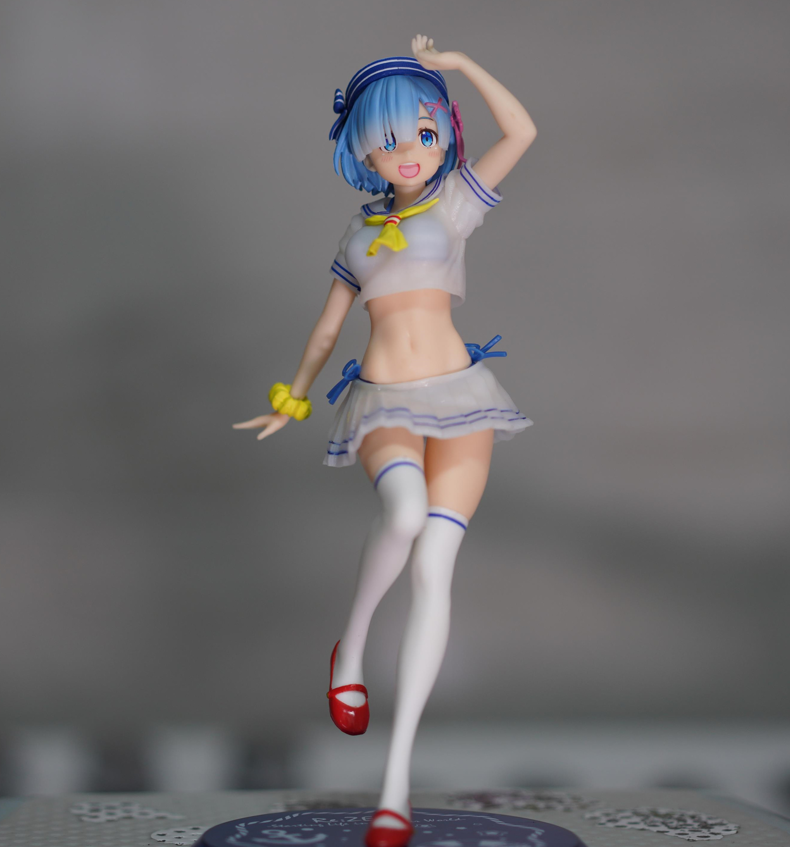 Sailor PrimaryGenuine goods in stock   Taito   RE : Start from scratch   Remm    Rem   navy   Sailor suit   Scenery   Garage Kit